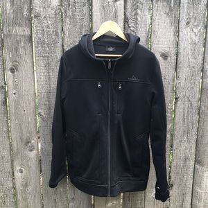 Paradox all black full-zip hoodie